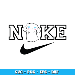 Nike Cinnamoroll Ghost svg, Cinnamoroll svg, Logo Brand svg, cartoon svg, Nike svg, logo design svg, digital download.