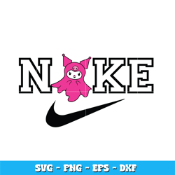 Nike Kuromi Ghost svg, Kuromi Ghost svg, Logo Brand svg, cartoon svg, Nike svg, logo design svg, digital download.