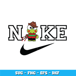Nike Keroppi Freddy Krueger svg, Keroppi svg, Logo Brand svg, cartoon svg, Nike svg, logo design svg, digital download.