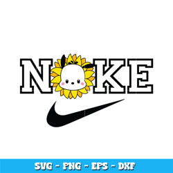 Nike Pochacco Sunflower svg, Pochacco svg, Logo Brand svg, cartoon svg, Nike svg, logo design svg, digital download.
