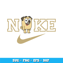 Nike Cartoon dog svg, Bluey svg, Logo Brand svg, cartoon svg, Nike svg, logo design svg, digital download.