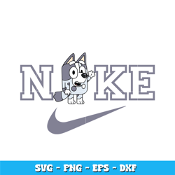 Nike Nike Trixie Heeler svg, Bluey svg, Logo Brand svg, cartoon svg, Nike svg, logo design svg, digital download.