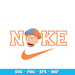 Nike Blippi svg, Blippi cartoon svg, Logo Brand svg, cartoon svg, Nike svg, logo design svg, digital download.