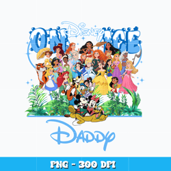 Mickey and princess disney on ice daddy Png, Disney Png, Logo design Png, Digital file png, Instant download.