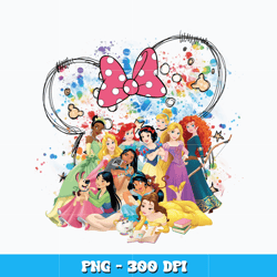 Disney Princess Design Png, Disney Png, Cartoon png, Logo design Png, Digital file png, Instant download.