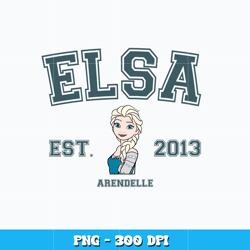 Princess Elsa Est 2013 Png, disney cartoon Png, Cartoon png, Logo design Png, Digital file png, Instant download.