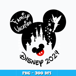 Family vacation disney 2024 png, Mouse head Png, cartoon png, Logo design Png, Digital file png, Instant Download.