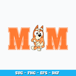 Bingo Mom Cartoon design svg, Bluey cartoon svg, cartoon svg, Logo design svg, Digital file svg, Instant Download.