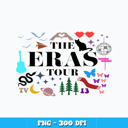 The Eras Tour design Png, Taylor Swift png, Logo design png, logo shirt png, Digital file png, Digital Download.
