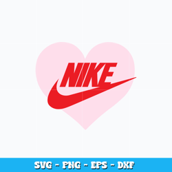 Nike X Heart Valentine Svg, Logo Brand svg, Nike svg, cartoon svg, logo design svg, logo shirt svg, Instant download.