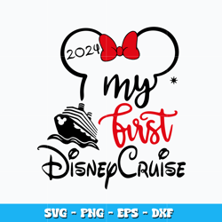 Quotes svg, Minnie my first disney cruise svg, cartoon svg, logo design svg, logo shirt svg, Instant download.