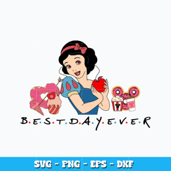 Quotes svg, Princess Snow White best day ever svg, Disney svg, cartoon svg, logo design svg, Instant download.