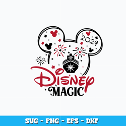 Quotes svg, Mickey head disney magic 2024 svg, Mickey head svg, cartoon svg, logo design svg, Instant download.