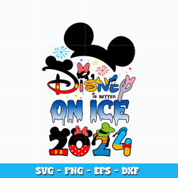 Disney on ice 2024 svg, Mickey head svg, disney svg, logo design svg, digital file svg, Instant download.