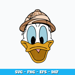 Donald duck head svg, Disney Donald duck face svg, cartoon svg, logo design svg, digital file svg, Instant download.