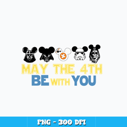 With you may the fourth be Png, Disney head png, Logo shirt png, logo design png, digital file png, Instant download.