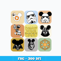 Disney star wars Png, Star wars png, disney png, Logo shirt png, logo design png, digital file png, Instant download.