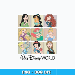 Walt disney world png, Disney princess png, Disney vacation png, logo design png, digital file, Instant download.