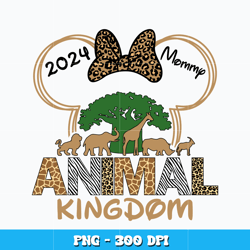 Mommy Animal Kingdom png, Minnie mouse head png, Disney vacation png, logo design png, digital file, Instant download.