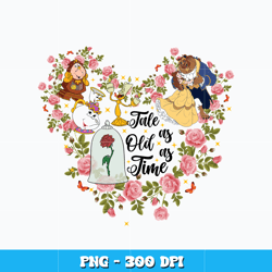 Tale As Old As Time png, Disney png, Disney vacation png, logo design png, digital file, Instant download.
