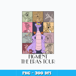 Figment the eras tour png, Disney png, Disney vacation png, logo design png, digital file, Instant download.