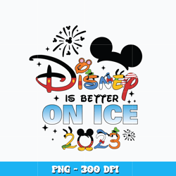 Disney on Ice 2023 png, Disney png, Disney vacation png, logo design png, digital file, Instant download.