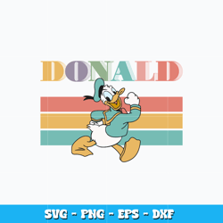 Donald duck svg, Disney Donald svg, cartoon svg, Disney vacation svg, logo design svg, digital file, Instant download.