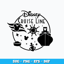 Disney Cruise Line design svg, Disney svg, Disney vacation svg, logo design svg, digital file, Instant download.