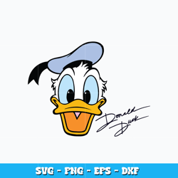Donald face svg, Disney Donald duck svg, Disney vacation svg, logo design svg, digital file, Instant download.