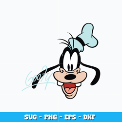 Goofy face svg, Disney Goofy dog svg, Disney vacation svg, logo design svg, digital file, Instant download.