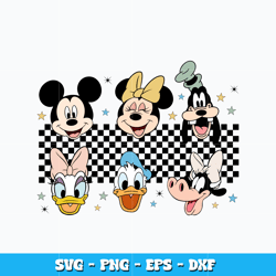 Mickey friends face svg, Disney Mickey head svg, Disney vacation svg, logo design svg, digital file, Instant download.