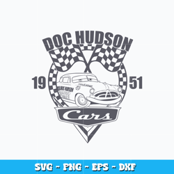 Doc Hudson 1951 cars svg, Disney cars svg, Disney vacation svg, logo design svg, digital file, Instant download.