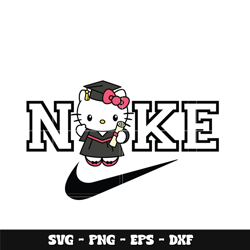 Hello Kitty bachelor Svg, Hello Kitty svg, Logo Brand svg, Nike svg, cartoon svg, Instant download.
