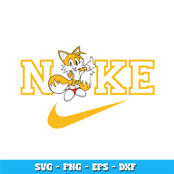 Nike Tails Svg, Sonic svg, Logo Brand svg, Nike svg, cartoon svg, Instant download.