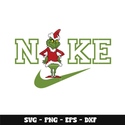 Nike and Grinch Svg, Grinch svg, Logo Brand svg, Nike svg, cartoon svg, Instant download.