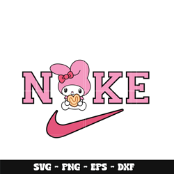Swoosh Melody love Svg, Hello Kitty svg, Logo Brand svg, Nike svg, cartoon svg, Instant download.