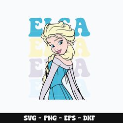 Disney princess elsa Svg, Disney princess svg, Disney svg, Svg design, cartoon svg, Instant download.