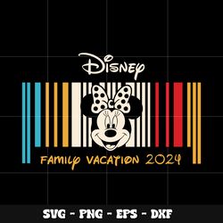 Minnie vacation 2024 Svg, Mickey svg, Disney svg, Svg design, cartoon svg, Instant download.