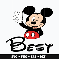 Mickey mouse best Svg, Mickey svg, Disney svg, Svg design, cartoon svg, Instant download.