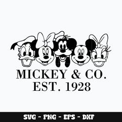 Mickey co est 1928 Svg, Mickey svg, Disney svg, Svg design, cartoon svg, Instant download.