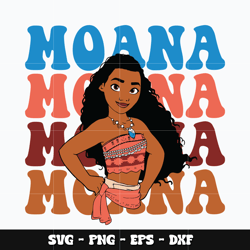 Moana disney princess Svg, Disney Princess svg, Disney svg, Svg design, cartoon svg, Instant download.