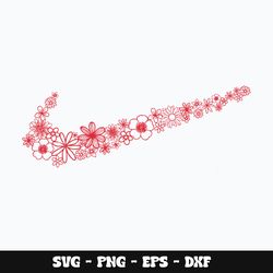 Swoosh Flower Svg, Nike svg, Nike logo svg, Svg design, Brand svg, Instant download.