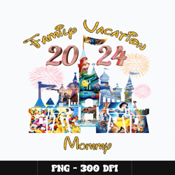 Mickey mommy family vacation 2024 Png, Mickey Png, Disney Png, Png design, cartoon Png, Instant download.