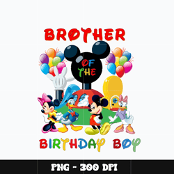 Mickey brother birthday boy Png, Mickey Png, Disney Png, Digital file png, cartoon Png, Instant download.