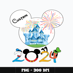 Mickey head custom 2024 Png, Mickey Png, Disney Png, Digital file png, cartoon Png, Instant download.