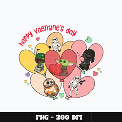 Happy valentine day Png, Star wars Png, Valentine Png, Digital file png, cartoon Png, Instant download.