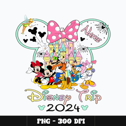 Minnie disneytrip 2024 Png, Mickey Png, Disney Png, Digital file png, cartoon Png, Instant download.