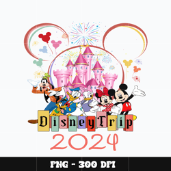Mickey mouse disneytrip 2024 Png, Mickey Png, Disney Png, Digital file png, cartoon Png, Instant download.