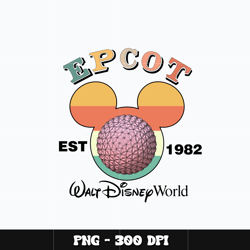 Mickey epcot est 1982 Png, Mickey Png, Disney Png, Digital file png, cartoon Png, Instant download.