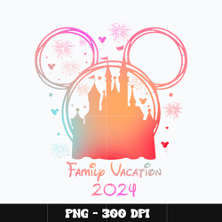 Disney Mickey mouse family vacation 2024 Png, Mickey Png, Disney Png, Digital file png, cartoon Png, Instant download.